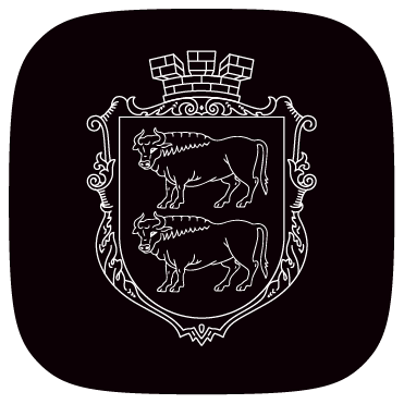 Герб міста Буштин